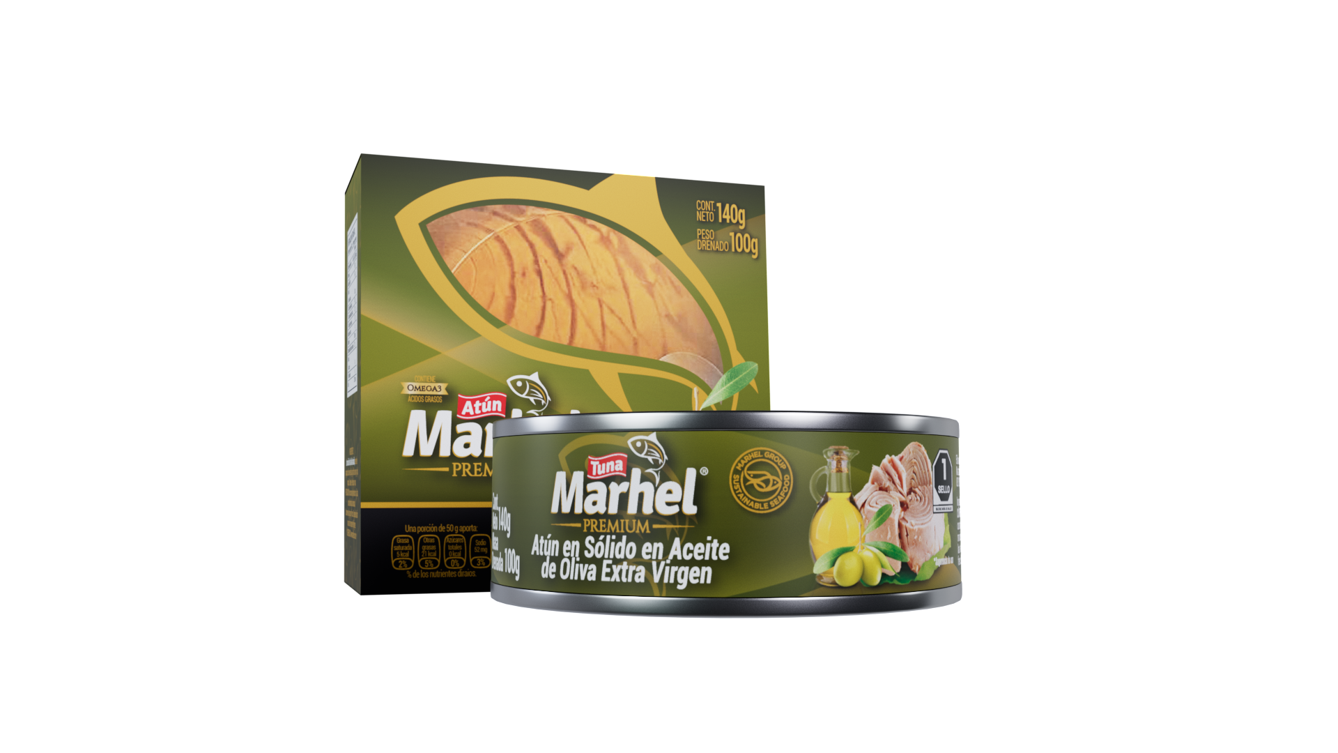 Marhel PREMIUM en Aceite de Oliva Extra Virgen